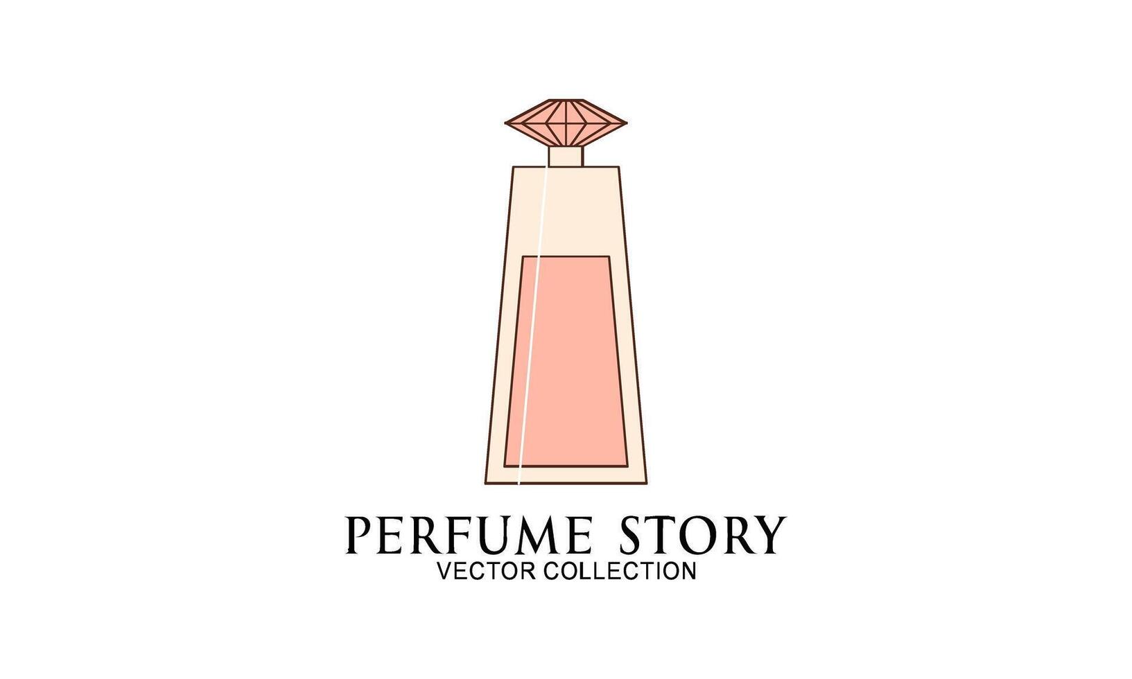 classique parfum or bouteille illustration. charme fragrance isolé icône vecteur