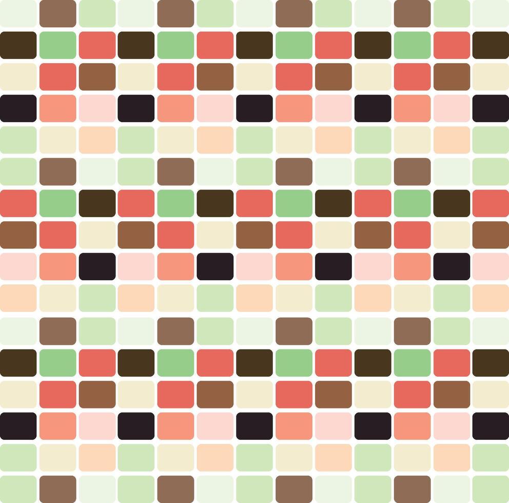 rectangle mosaïque pastel Couleur palette modèle Contexte vecteur