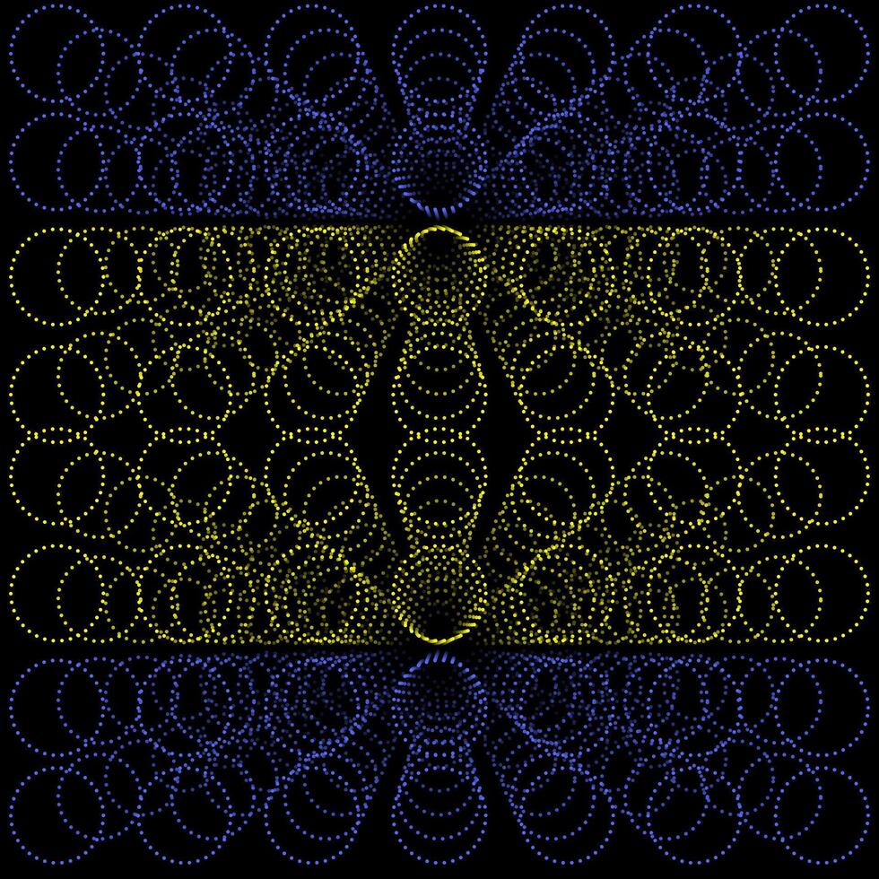 3d le rendu de abstraction avec 3d surréaliste sculpture dans sphérique biologique courbe, cercles, pour conception, élément pour conception, abstraction, anneaux vecteur