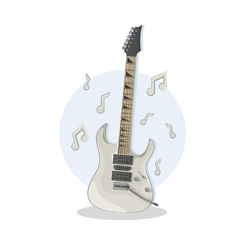 illustration de électrique guitare vecteur