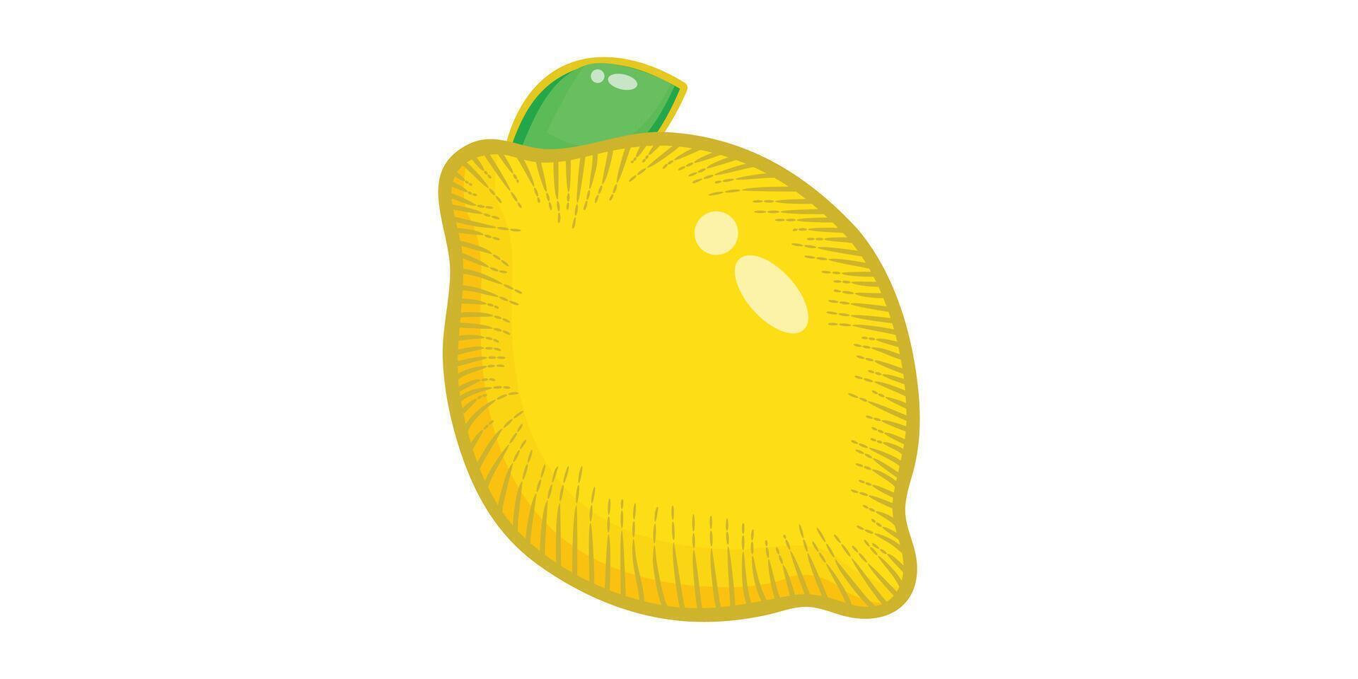 citron vecteur illustration conception modèle