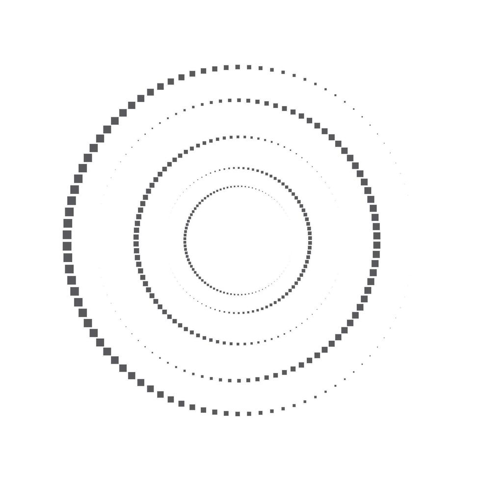 cercle demi-teinte vecteur art, Icônes, et graphique