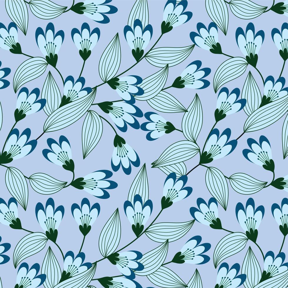 élégant sans couture décoratif floral modèle vecteur conception. coloré floral modèle adapté pour arrière-plan, texture, tissu, emballage, textile, vêtements, impression ou autres.