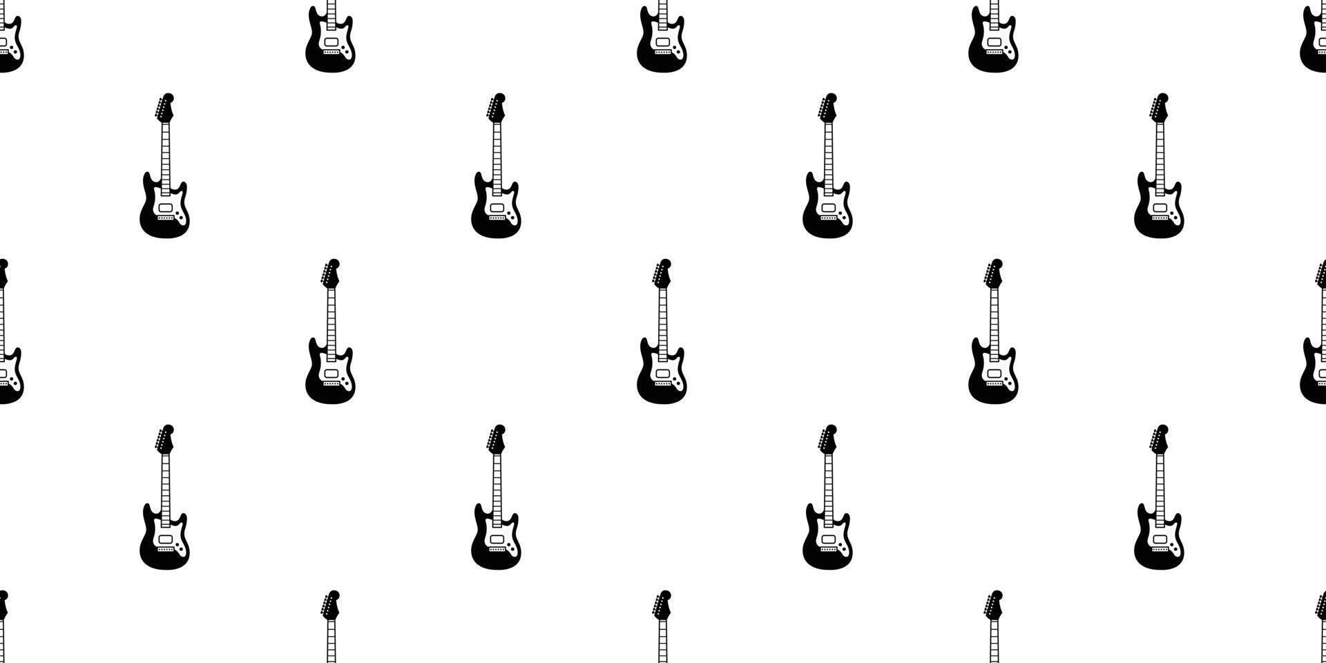 guitare sans couture modèle vecteur électrique basse ukulélé icône logo symbole la musique écharpe isolé répéter fond d'écran tuile Contexte graphique dessin animé illustration griffonnage conception