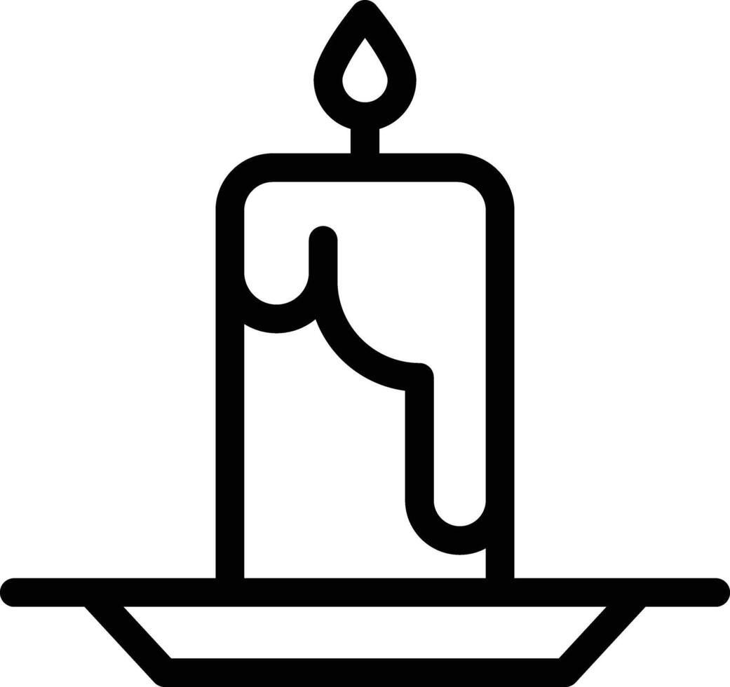 icône de vecteur de bougie