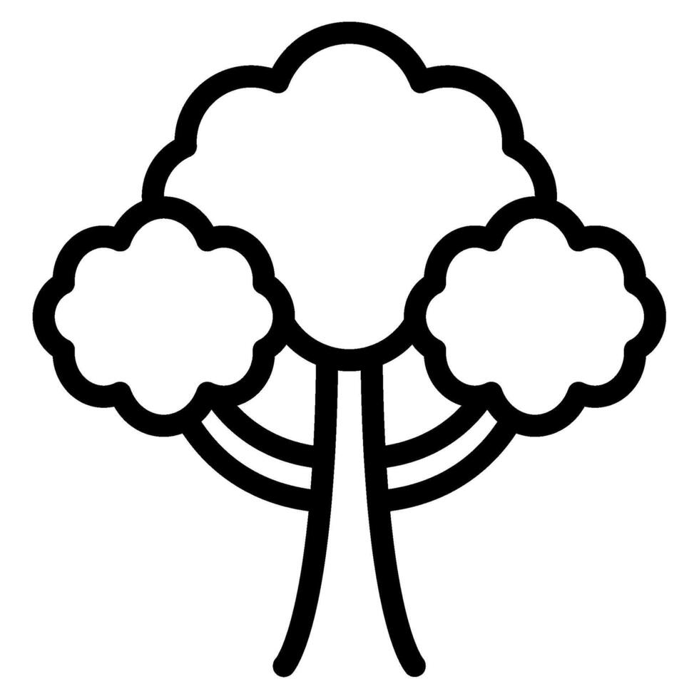 arbre écologie objet icône illustration vecteur