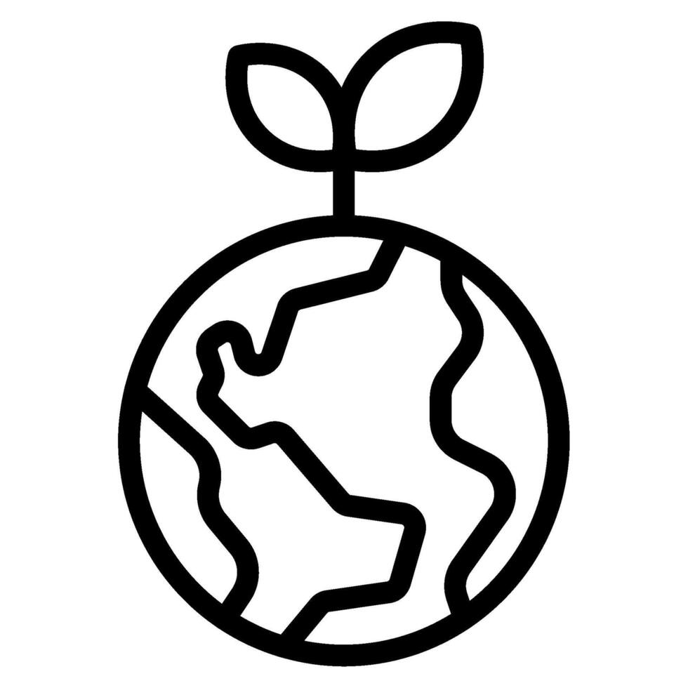vert écologie objet icône illustration vecteur