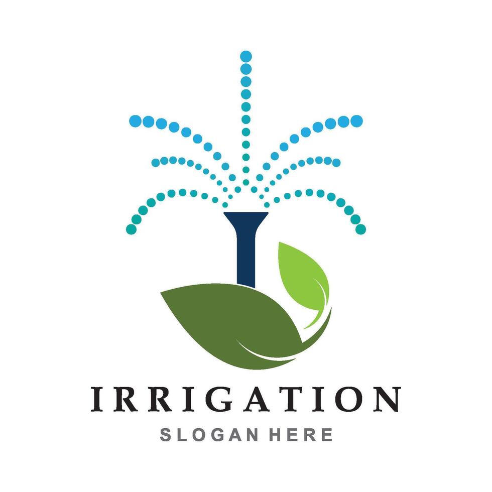 irrigation logo conception vecteur. icône symbole. modèle illustration vecteur