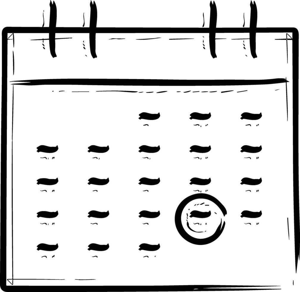 calendrier icône symbole vecteur image