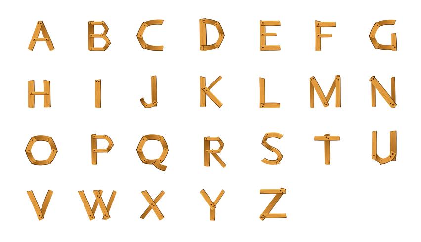 alphabets vecteur