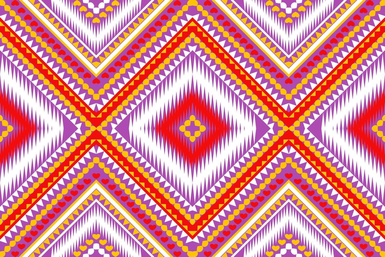 sans couture en tissu modèle, abstrait géométrique Triangle vague zigzag ikat tribal. indigo blanc pour impression textile, les tapis, tissus. vecteur