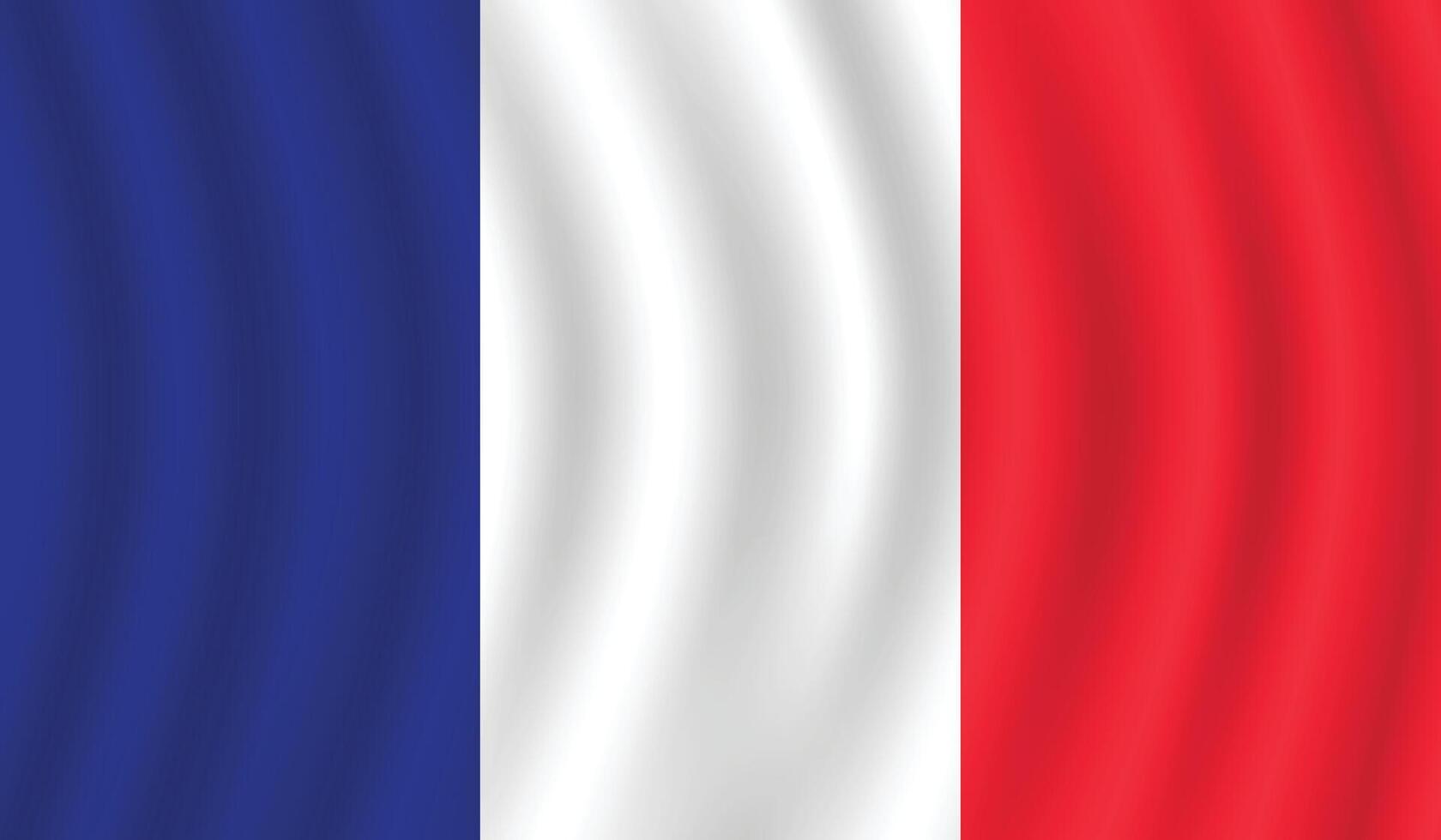 plat illustration de France nationale drapeau. France drapeau conception. France vague drapeau. vecteur