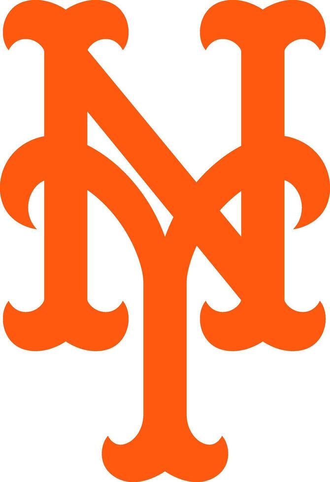 logo de le Nouveau york mets Majeur ligue base-ball équipe vecteur