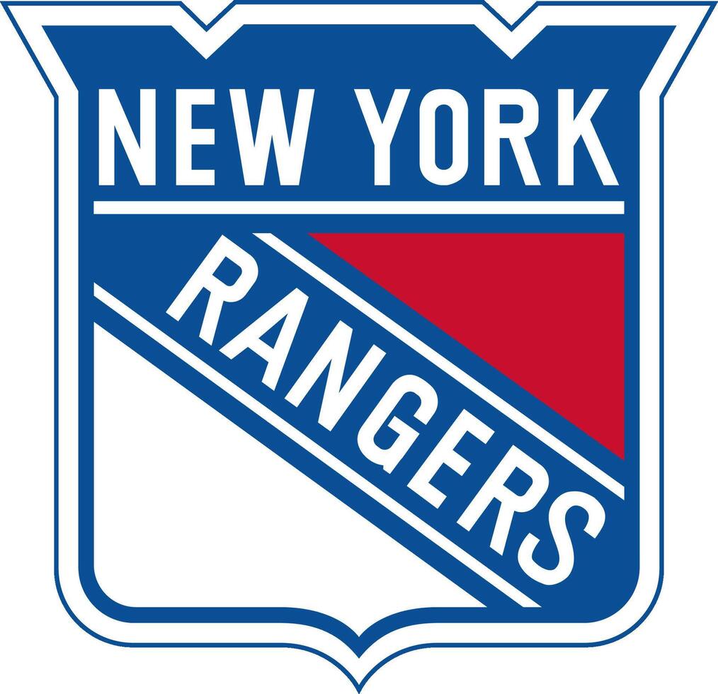 logo de le Nouveau york rangers nationale le hockey ligue équipe vecteur