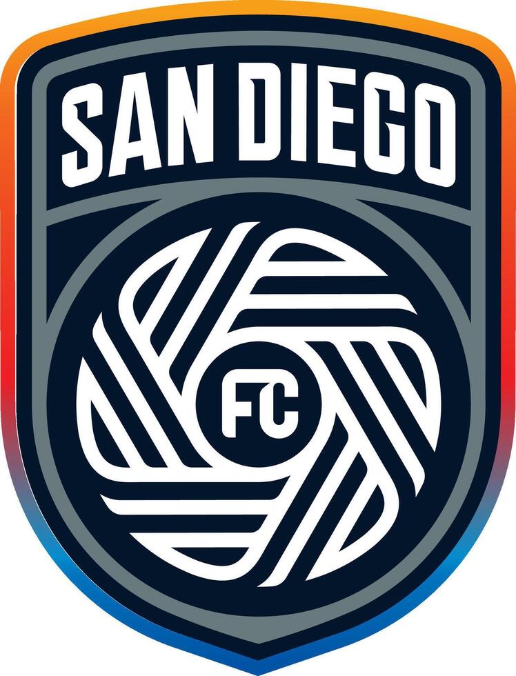 logo de le san Diego Majeur ligue football Football équipe vecteur