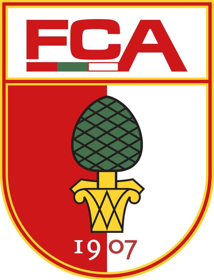 logo de le Augsbourg Bundesliga Football équipe vecteur