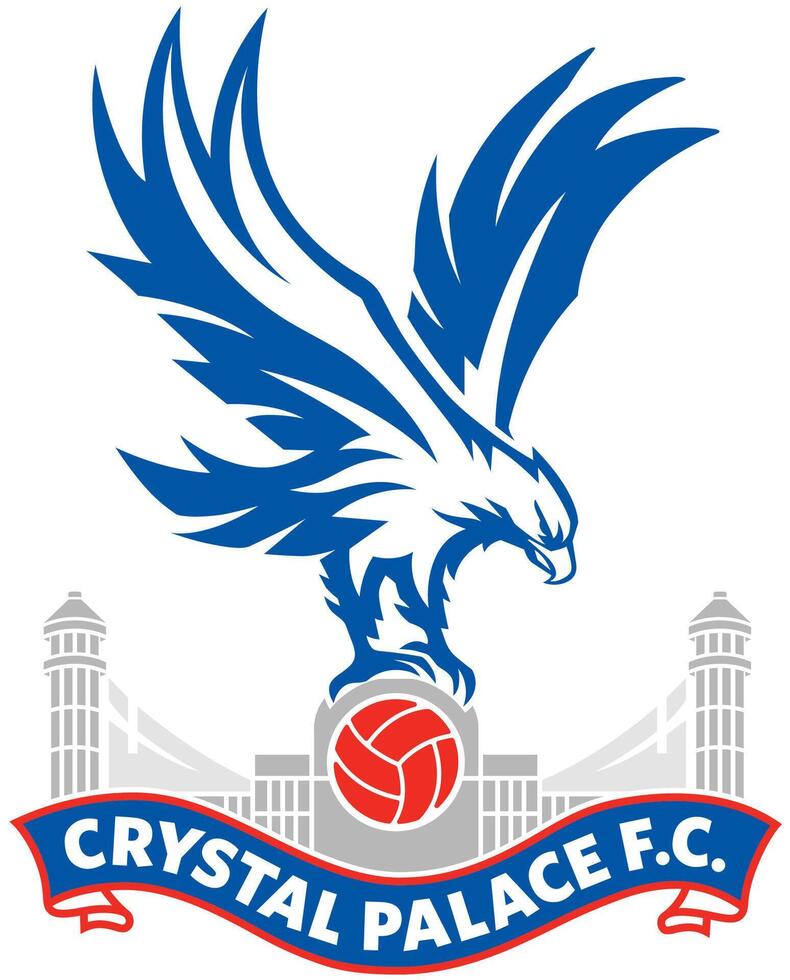 le logo de le cristal palais Football club de le Anglais premier ligue vecteur