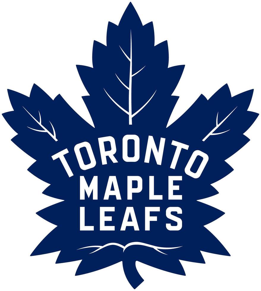 logo de le toronto érable feuilles nationale le hockey ligue équipe vecteur