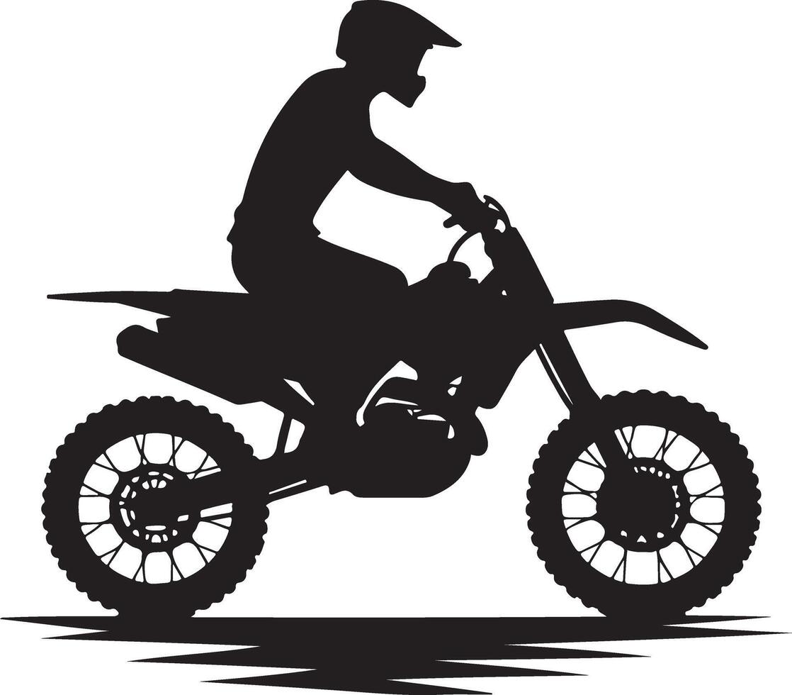 minimal moto cavaliers vecteur silhouette noir couleur, blanc Contexte sept