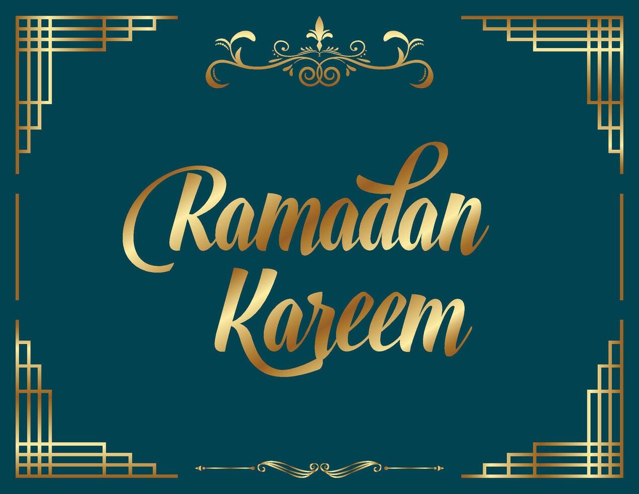 Ramadan fête modèle vecteur