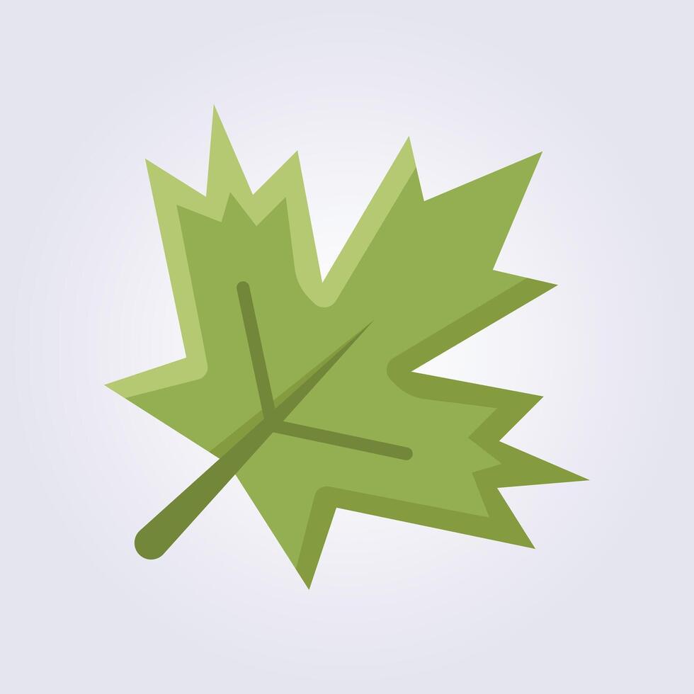 plat icône de érable feuille vecteur logo conception