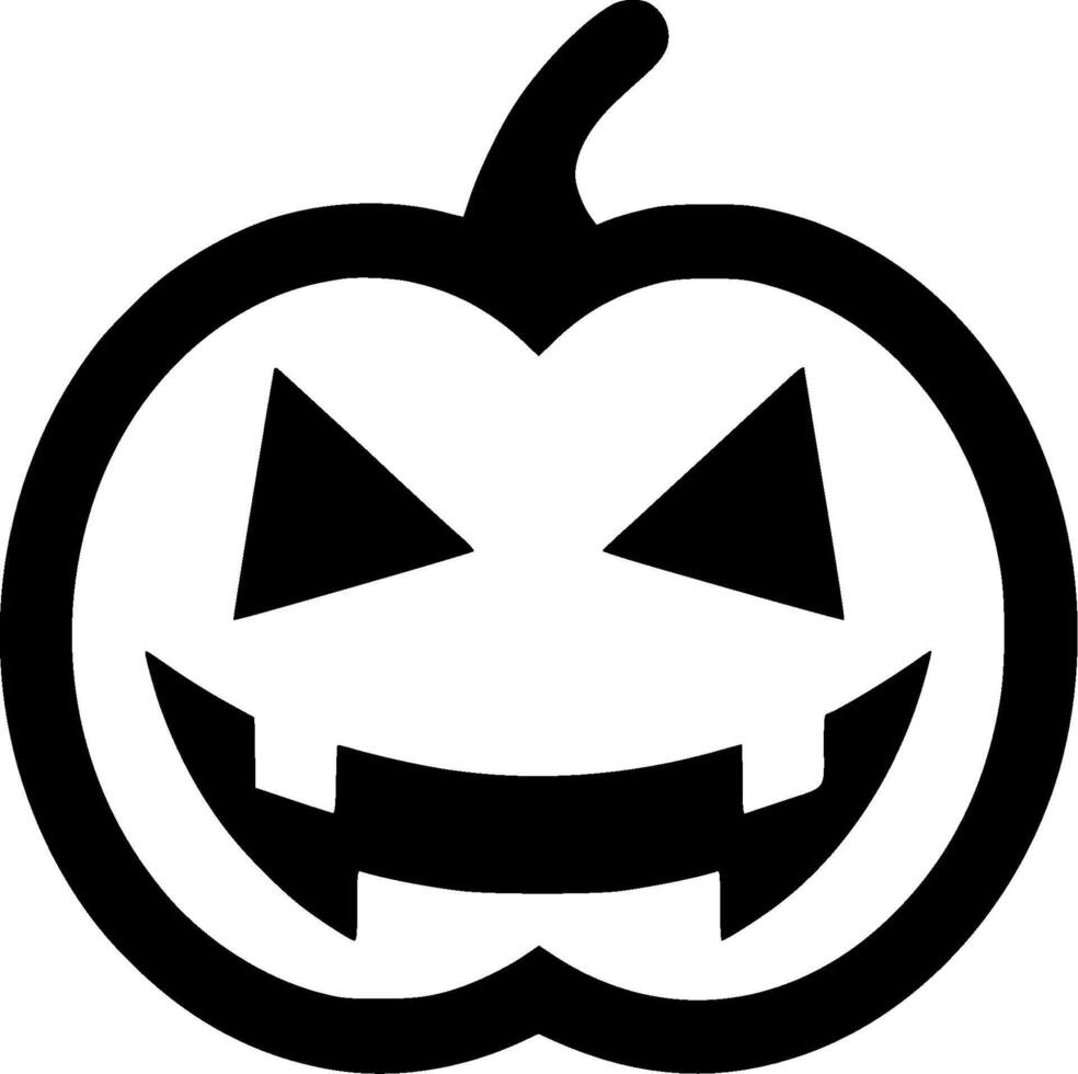 Halloween, minimaliste et Facile silhouette - vecteur illustration