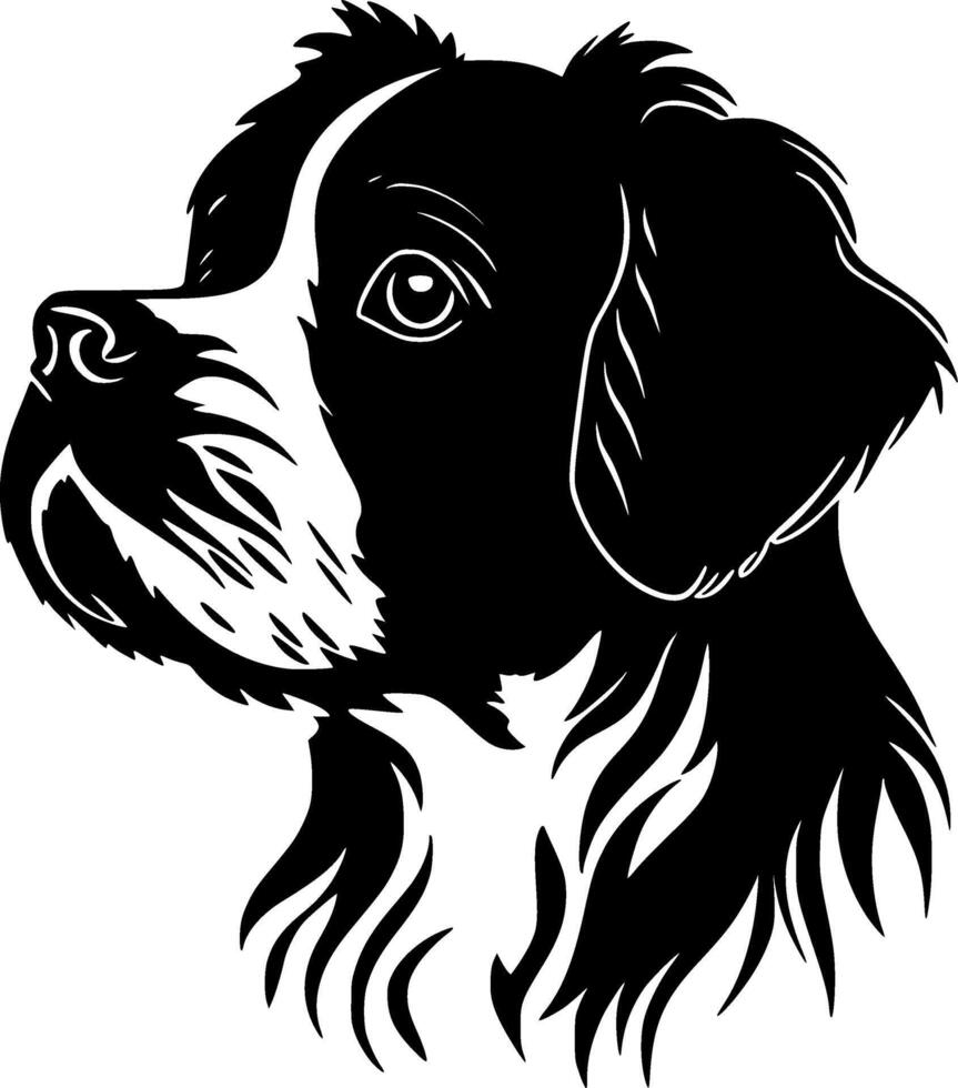 terrier, minimaliste et Facile silhouette - vecteur illustration