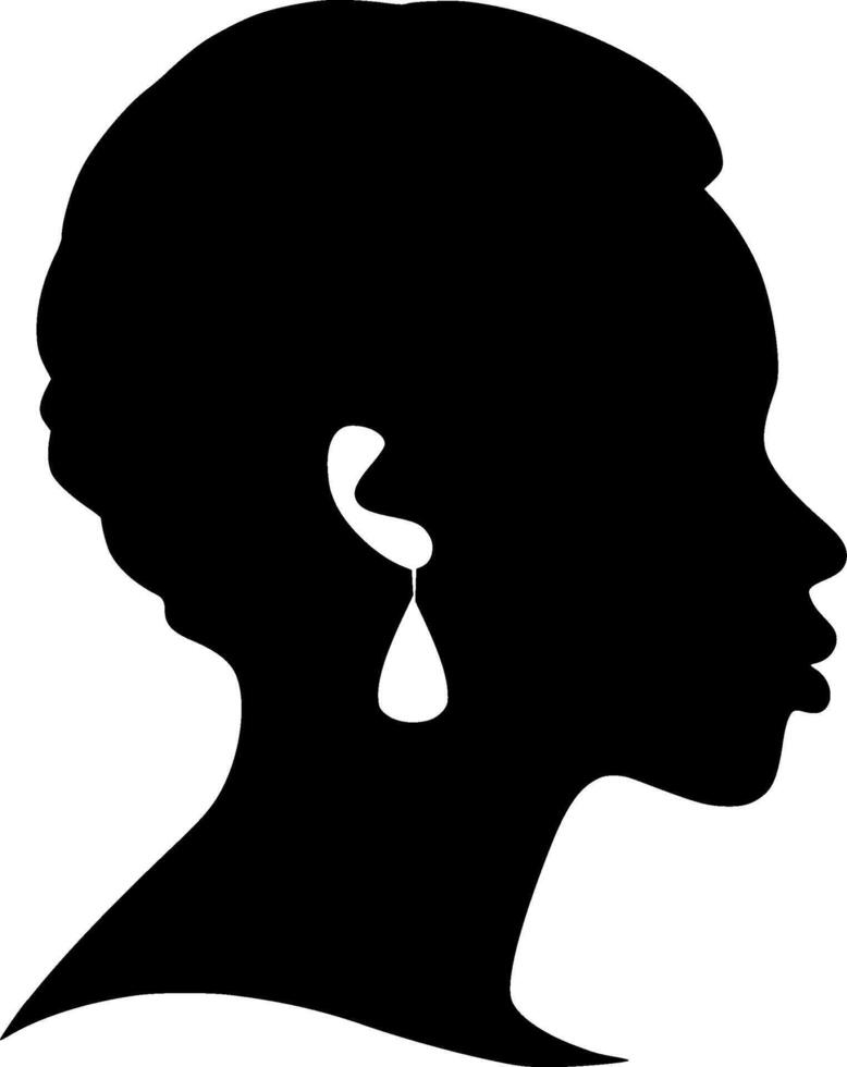 Afrique, minimaliste et Facile silhouette - vecteur illustration