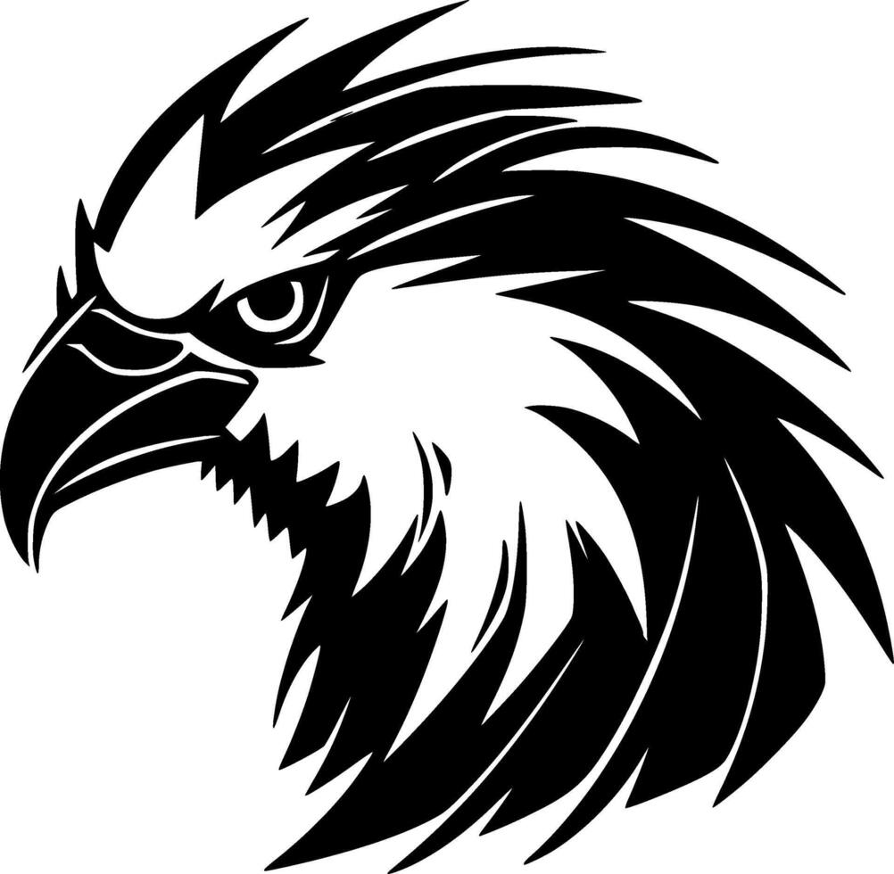 perroquet, noir et blanc vecteur illustration