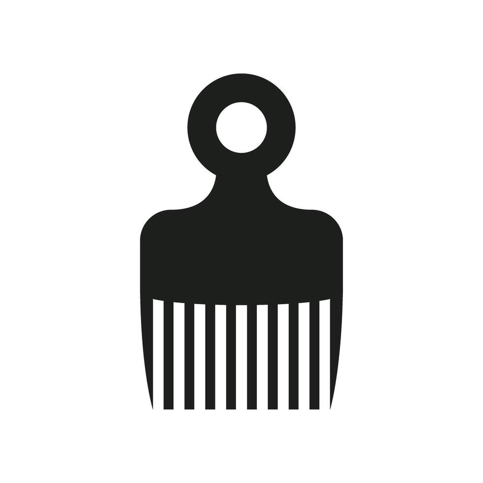 cheveux peigne icône vecteur. coiffure illustration signe. coiffeur magasin symbole. coiffeur logo. vecteur