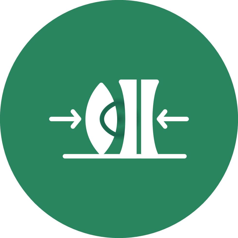 haute indice lentilles Créatif icône conception vecteur