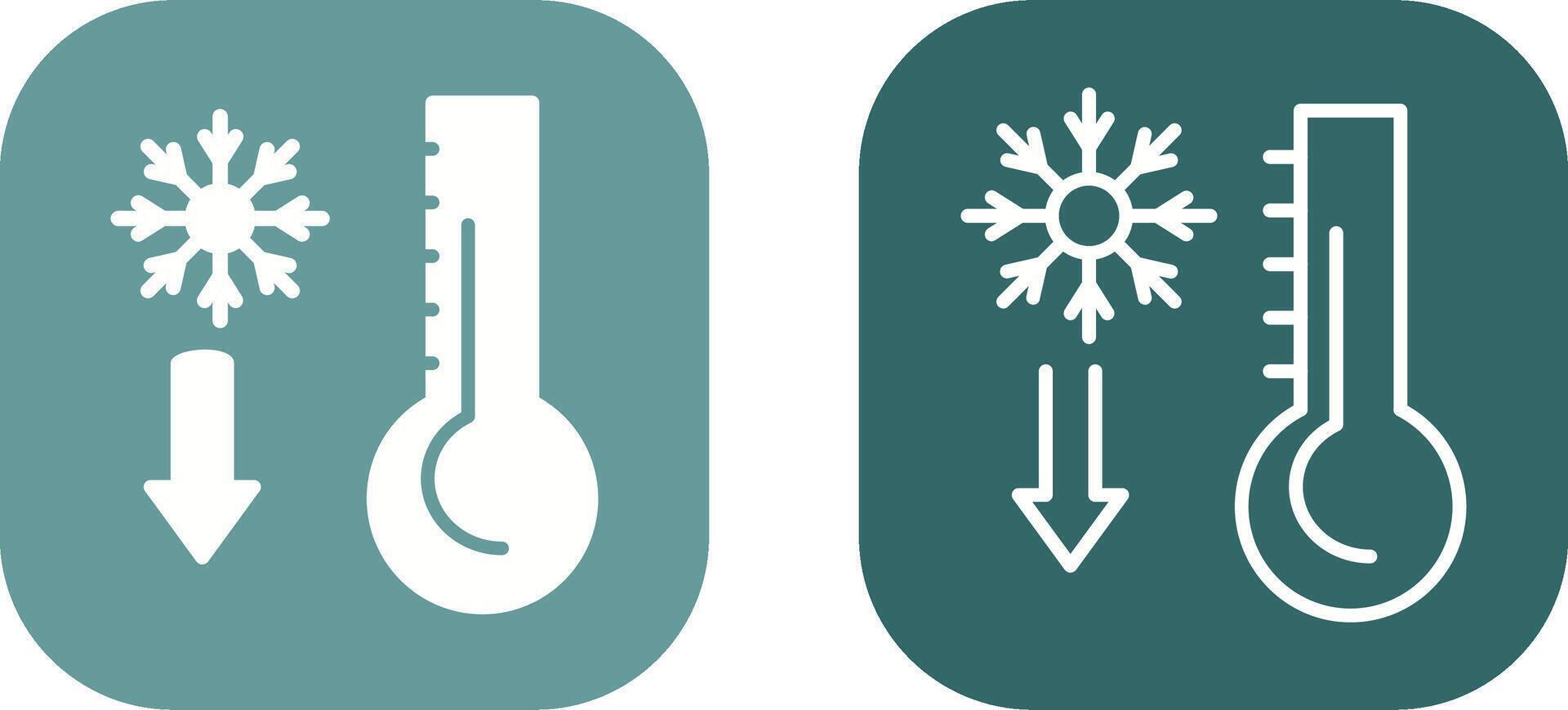 icône de vecteur de thermomètre