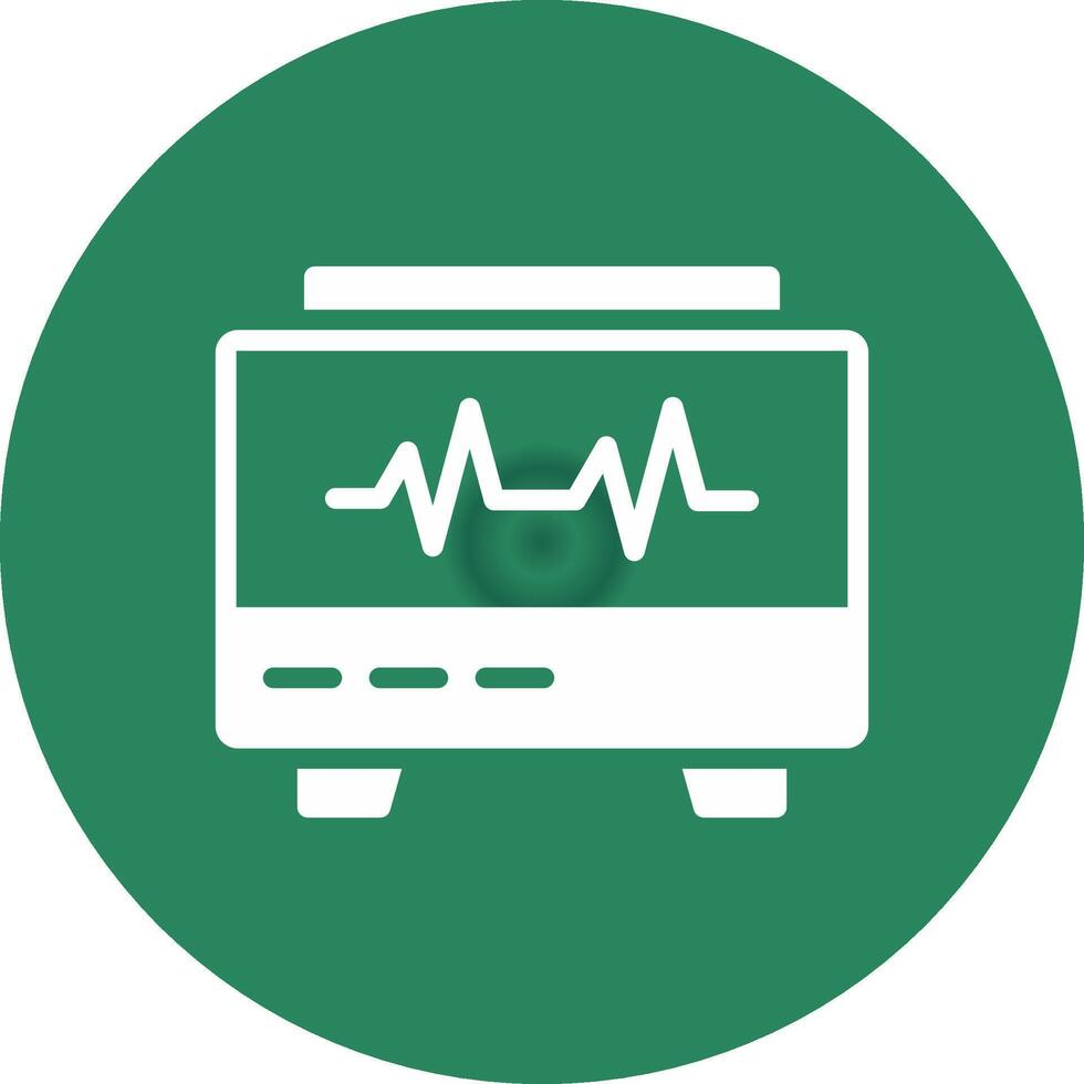 conception d'icône créative moniteur ekg vecteur