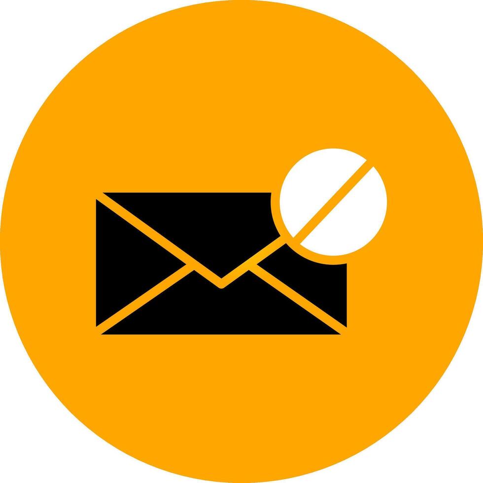 conception d'icône créative de bloc d'email vecteur