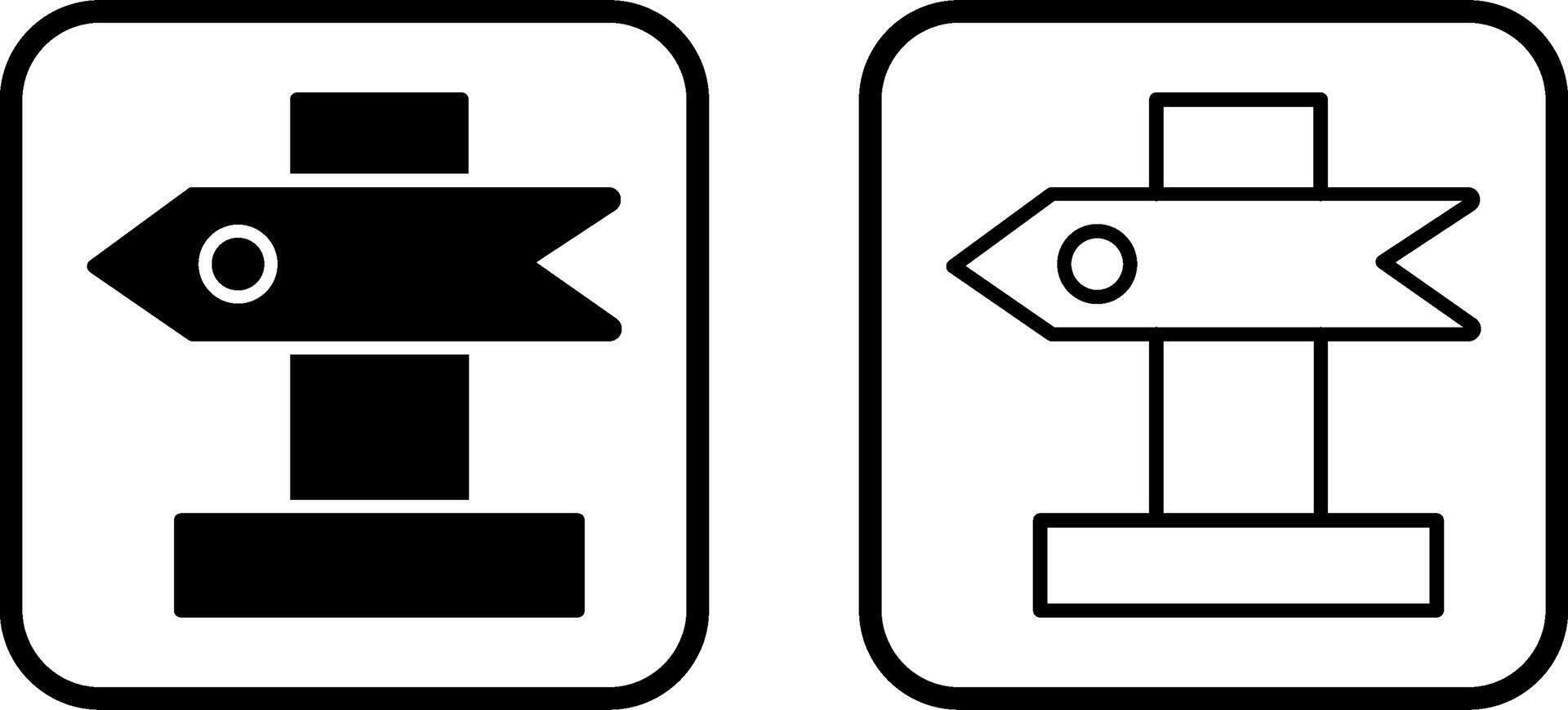 icône de vecteur de signe de poste