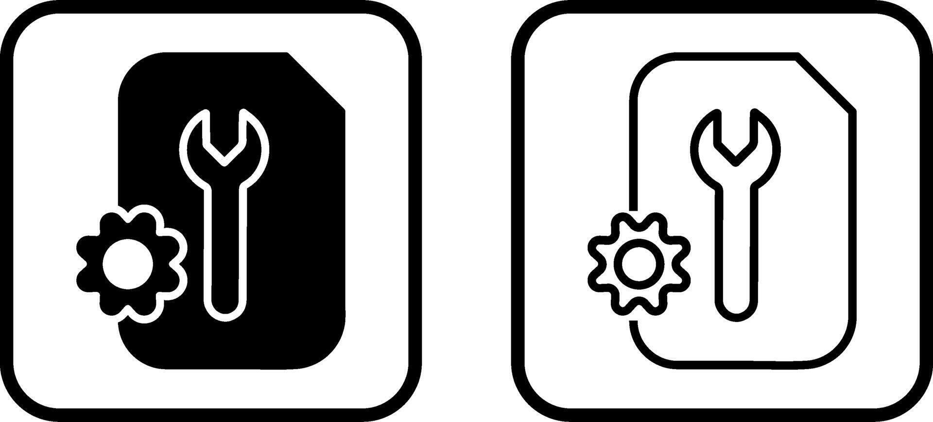 icône de vecteur de configuration