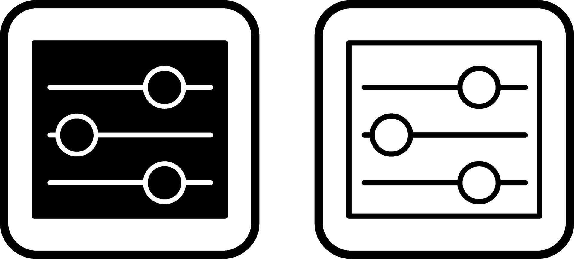 les options vecteur icône