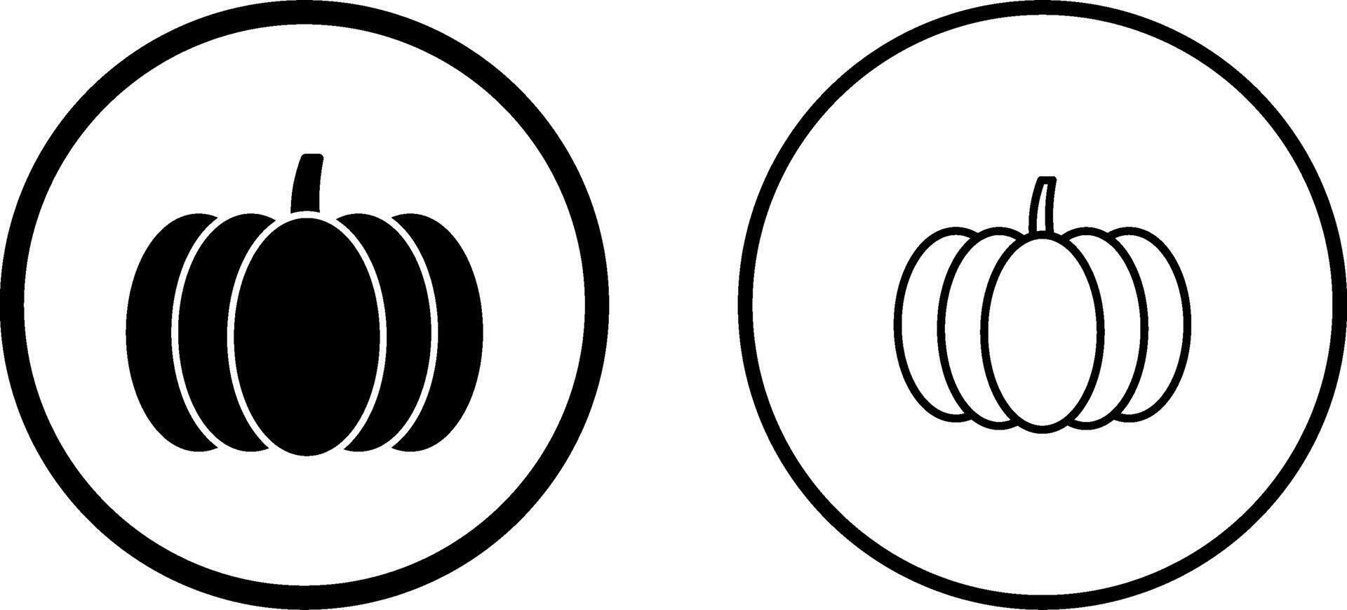 icône de vecteur de citrouille