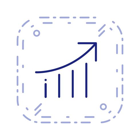 Icône de performance de référencement vectoriel