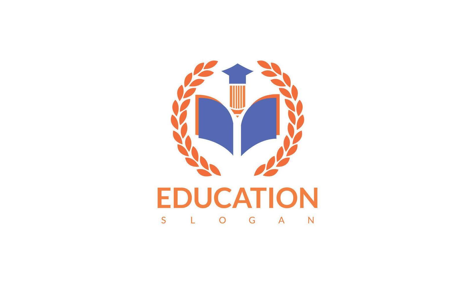 éducation logo symbole. moderne logo conception avec livre icône et économique graphique vecteur