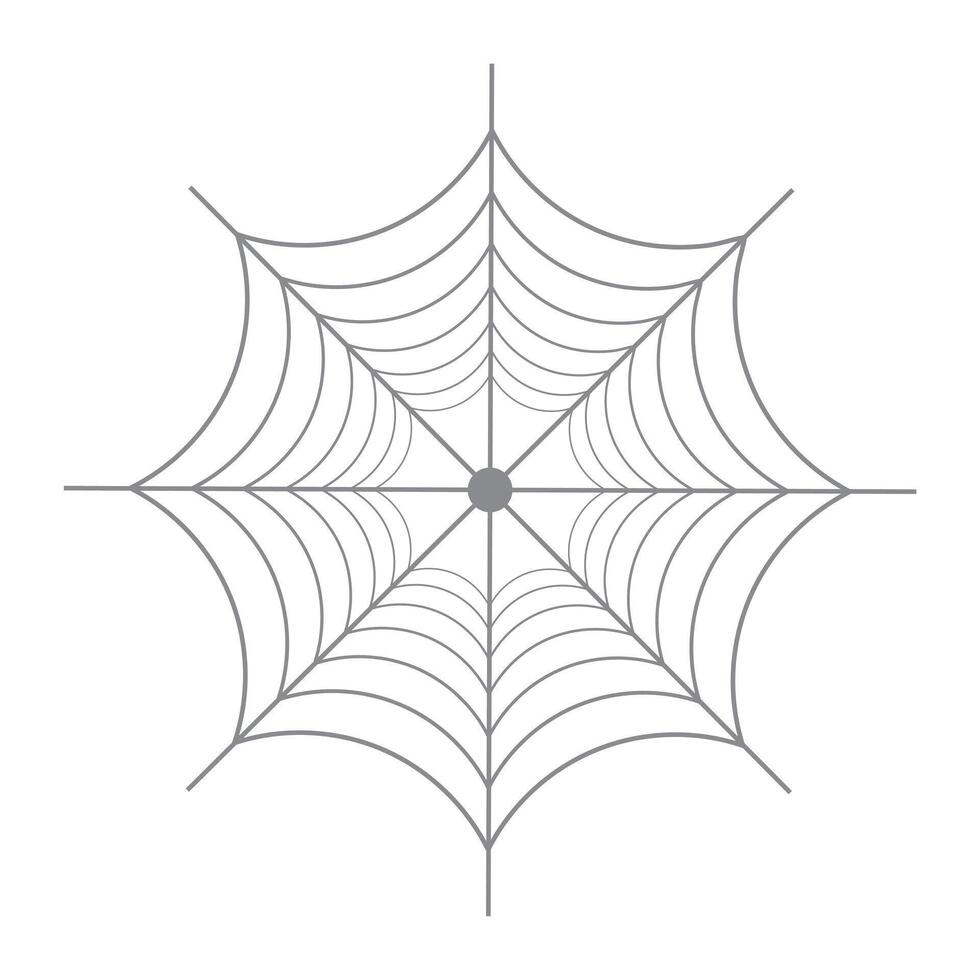 araignée net modèle ligne icône vecteur conception.