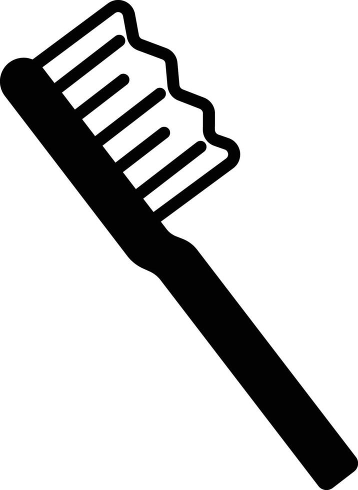 animal de compagnie brosse glyphe et ligne vecteur illustration