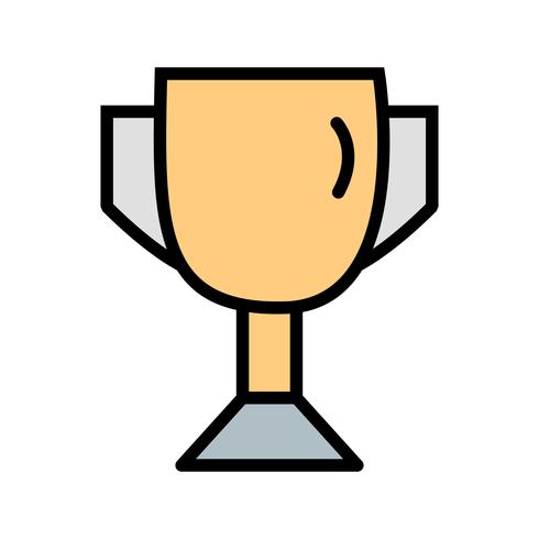 Trophée Icône Vector Illustration