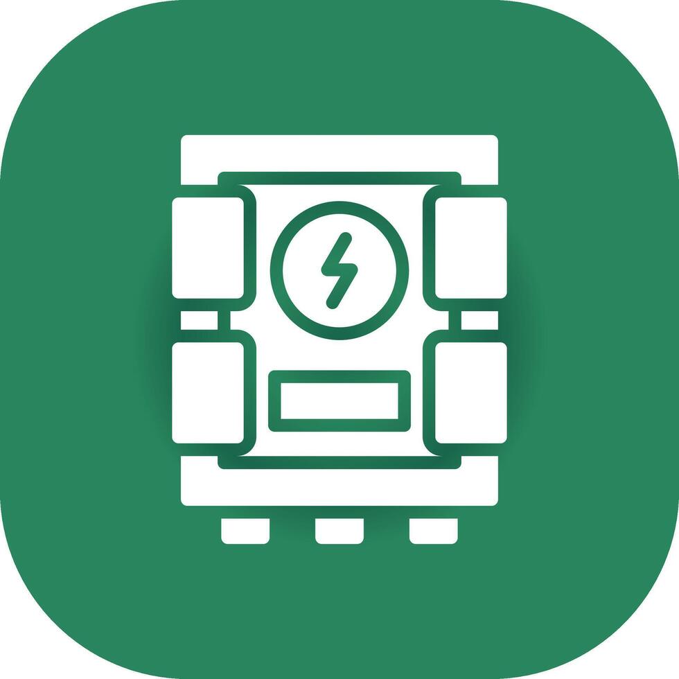 conception d'icône créative de panneau électrique vecteur