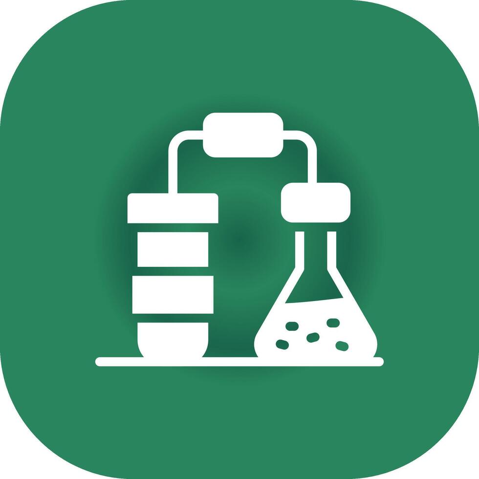 conception d'icône créative de chimie vecteur