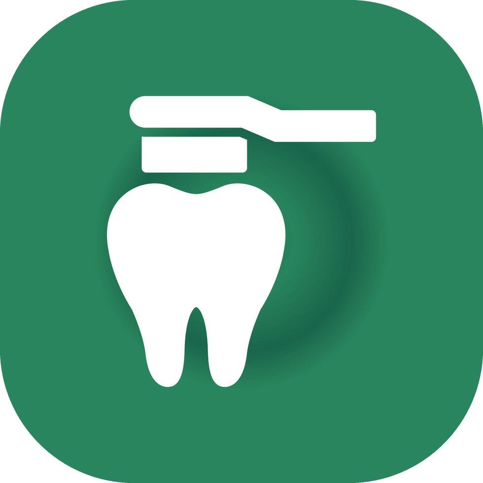 conception d'icône créative de brosse à dents vecteur
