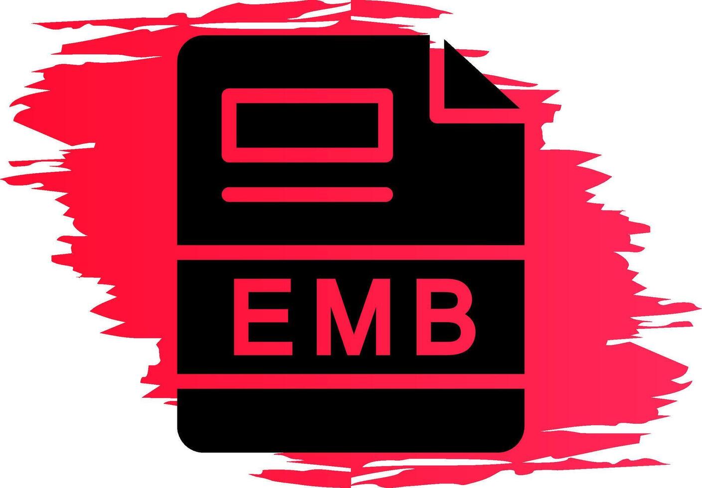 emb Créatif icône conception vecteur