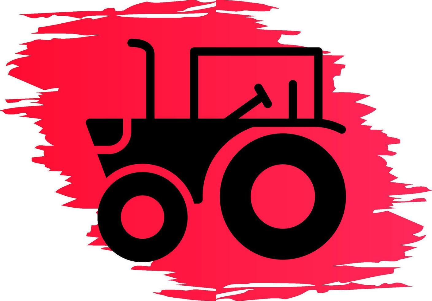 conception d'icône créative de tracteur vecteur