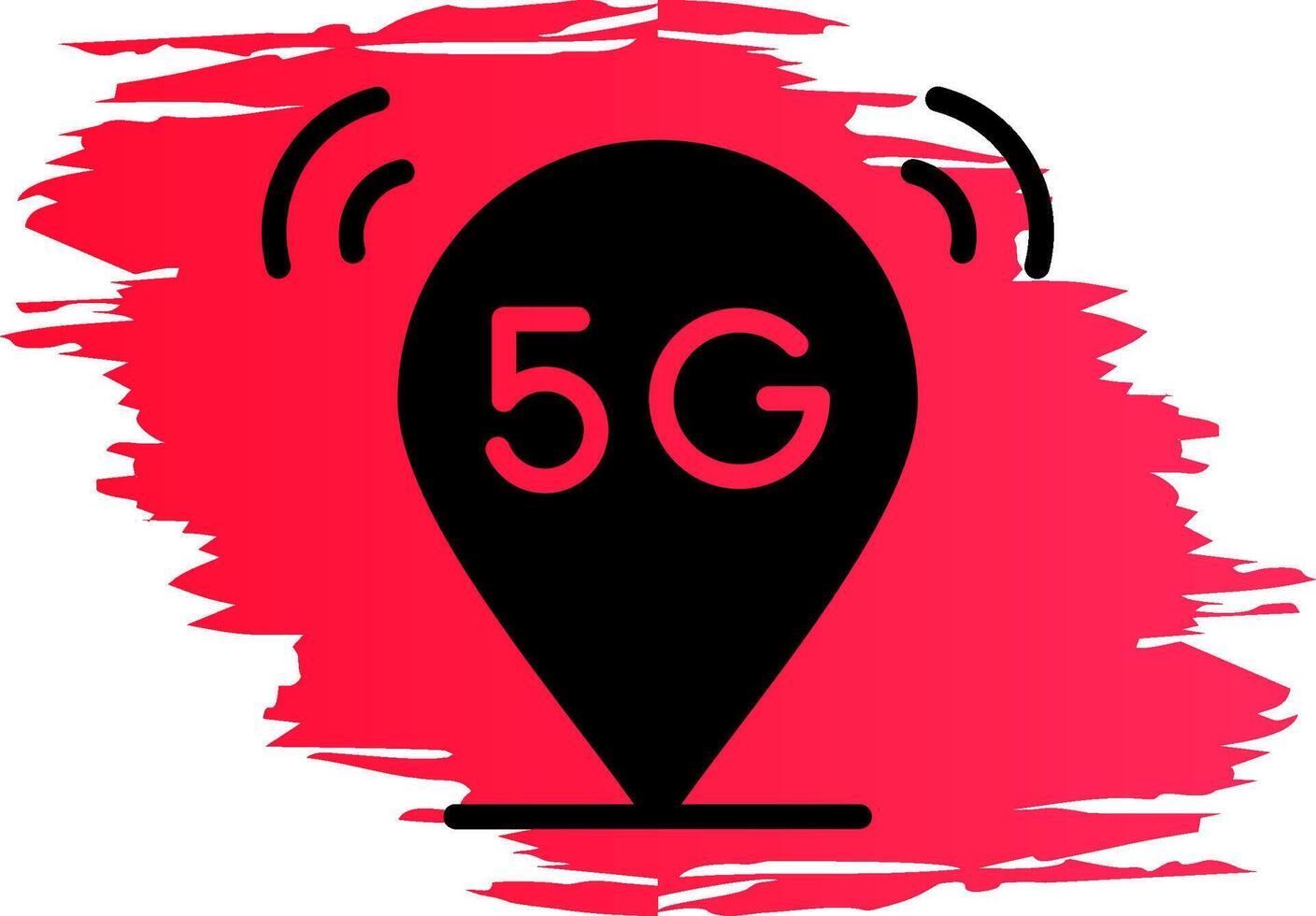 conception d'icônes créatives 5g vecteur