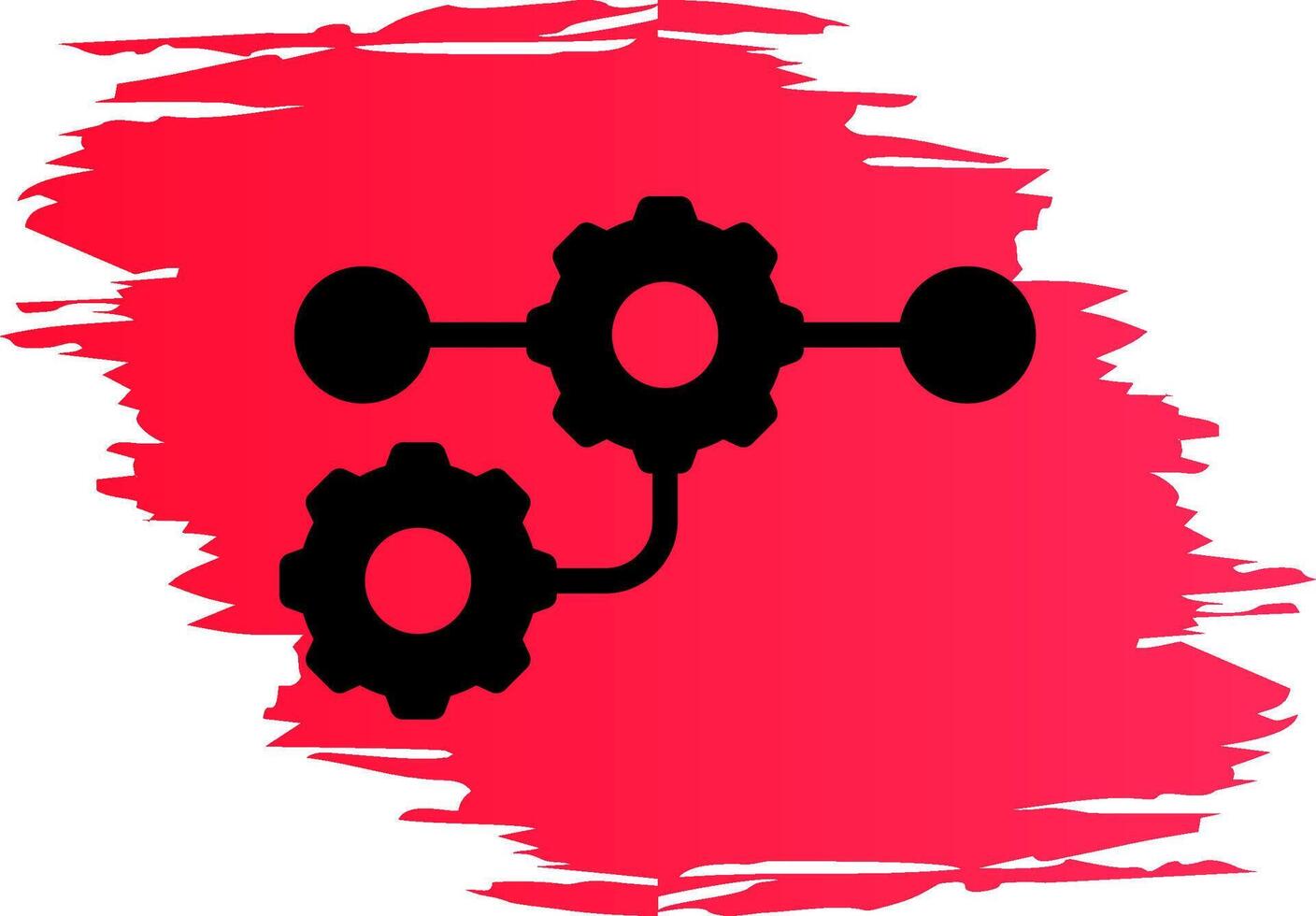 flux de travail processus Créatif icône conception vecteur